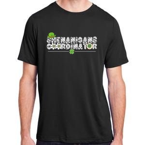 Shenanigans Coordinator Teacher St Patricks Day Gifts Adult ChromaSoft Performance T-Shirt