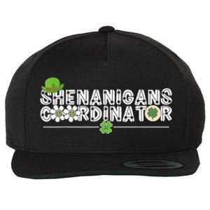 Shenanigans Coordinator Teacher St Patricks Day Gifts Wool Snapback Cap