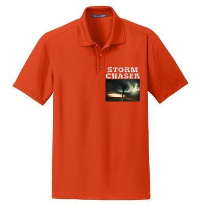 Storm Chaser Tornado Picture Meteorologist Weather Dry Zone Grid Polo