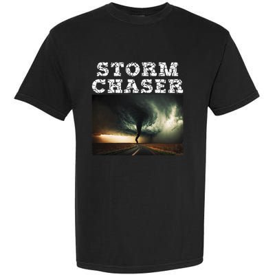 Storm Chaser Tornado Picture Meteorologist Weather Garment-Dyed Heavyweight T-Shirt