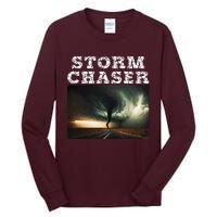 Storm Chaser Tornado Picture Meteorologist Weather Tall Long Sleeve T-Shirt