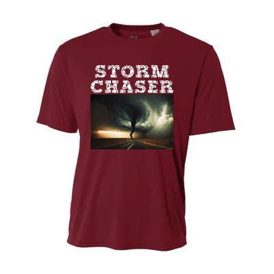 Storm Chaser Tornado Picture Meteorologist Weather Performance Sprint T-Shirt