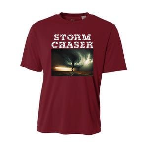 Storm Chaser Tornado Picture Meteorologist Weather Youth Performance Sprint T-Shirt