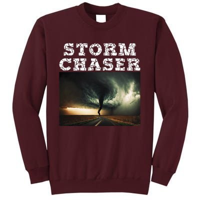 Storm Chaser Tornado Picture Meteorologist Weather Tall Sweatshirt