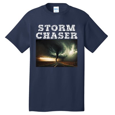 Storm Chaser Tornado Picture Meteorologist Weather Tall T-Shirt