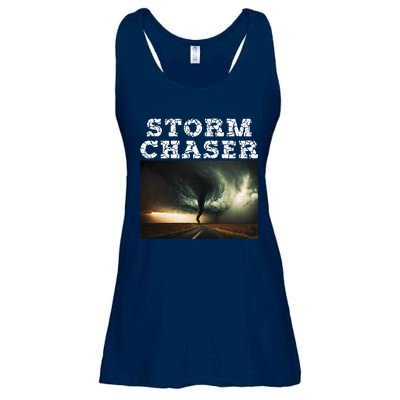 Storm Chaser Tornado Picture Meteorologist Weather Ladies Essential Flowy Tank