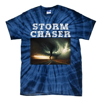 Storm Chaser Tornado Picture Meteorologist Weather Tie-Dye T-Shirt