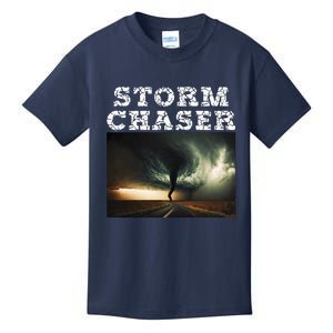 Storm Chaser Tornado Picture Meteorologist Weather Kids T-Shirt