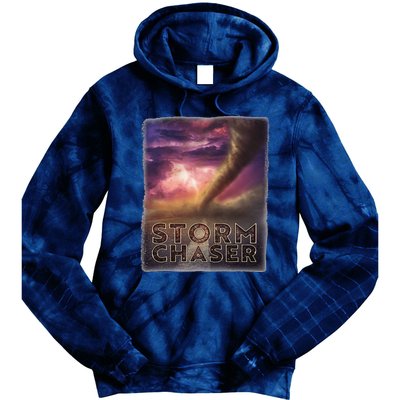 Storm Chaser Tornado Picture Weather Meteorologist Tie Dye Hoodie