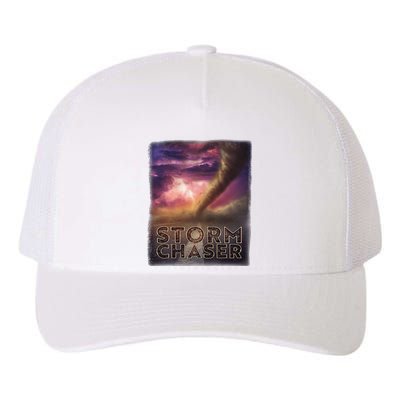 Storm Chaser Tornado Picture Weather Meteorologist Yupoong Adult 5-Panel Trucker Hat