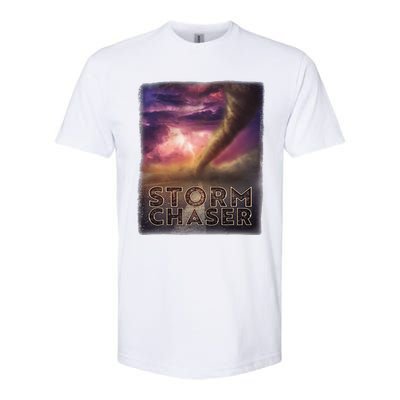 Storm Chaser Tornado Picture Weather Meteorologist Softstyle CVC T-Shirt