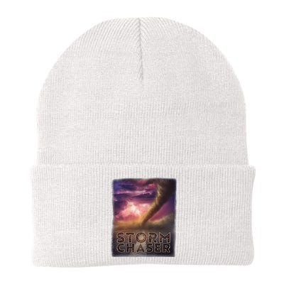 Storm Chaser Tornado Picture Weather Meteorologist Knit Cap Winter Beanie