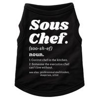 Sous Chef T Funny Definition Doggie Tank