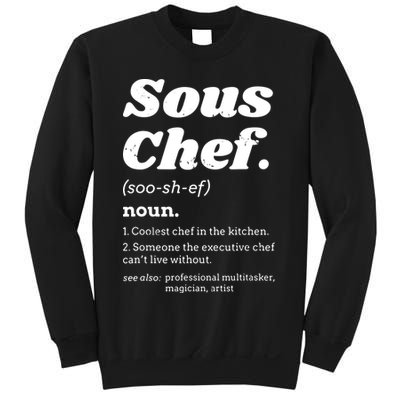 Sous Chef T Funny Definition Sweatshirt