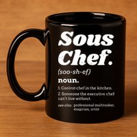 Sous Chef T Funny Definition 11oz C Handle Ceramic Mug