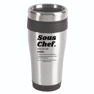 Sous Chef T Funny Definition 16oz Travel Tumbler