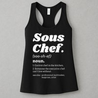 Sous Chef T Funny Definition Womens Tank Top