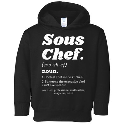 Sous Chef T Funny Definition Toddler Hoodie