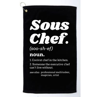 Sous Chef T Funny Definition Golf Towel