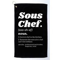 Sous Chef T Funny Definition Golf Towel