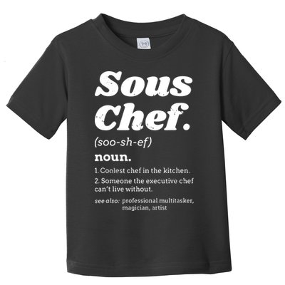Sous Chef T Funny Definition Toddler T-Shirt