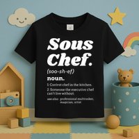 Sous Chef T Funny Definition Toddler T-Shirt