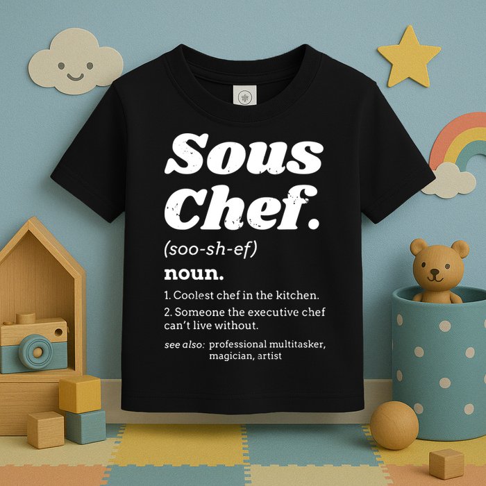 Sous Chef T Funny Definition Toddler T-Shirt