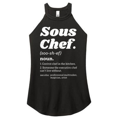 Sous Chef T Funny Definition Women's Perfect Tri Rocker Tank