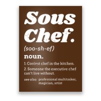 Sous Chef T Funny Definition Poster