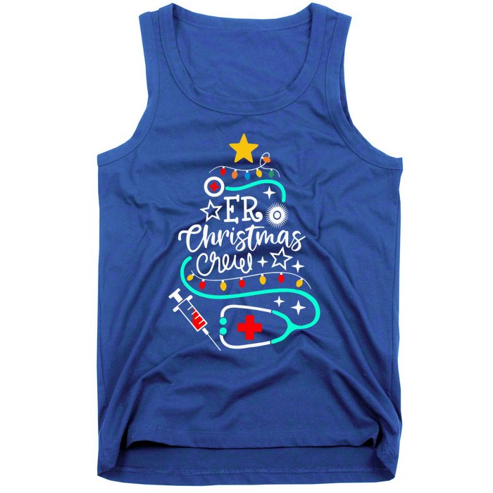 Stethoscope Christmas Tree Doctors Holiday Nurses Holiday Gift Tank Top