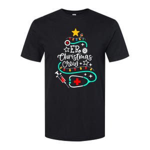 Stethoscope Christmas Tree Doctors Holiday Nurses Holiday Gift Softstyle CVC T-Shirt