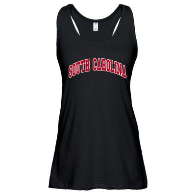 South Carolina Throwback Design Classic Ladies Essential Flowy Tank