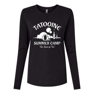 Summer Camp Two Suns Of Fun Womens Cotton Relaxed Long Sleeve T-Shirt