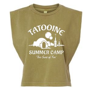 Summer Camp Two Suns Of Fun Garment-Dyed Women's Muscle Tee