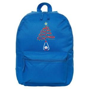 Stethoscope Christmas Tree Nurse Christmas Scrub Xmas Gift 16 in Basic Backpack