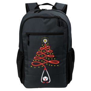 Stethoscope Christmas Tree Nurse Christmas Scrub Xmas Gift Daily Commute Backpack