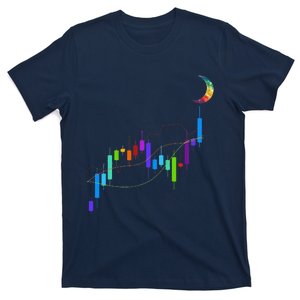 Stock Chart To The Moon Crypto Trading Hodl T-Shirt