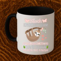Sloth Crochest Team Speed Doesn't Matter We'll Finish When We Finish Mug