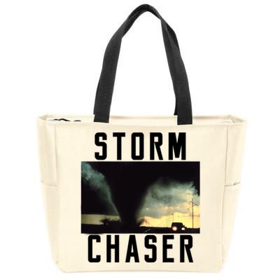 Storm Chaser Tornado Picture Weather Meteorologist Zip Tote Bag