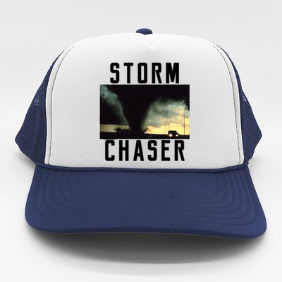 Storm Chaser Tornado Picture Weather Meteorologist Trucker Hat