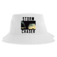 Storm Chaser Tornado Picture Weather Meteorologist Sustainable Bucket Hat