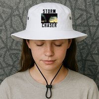 Storm Chaser Tornado Picture Weather Meteorologist Bucket Hat
