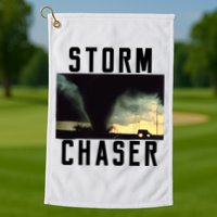 Storm Chaser Tornado Picture Weather Meteorologist Golf Towel