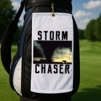 Storm Chaser Tornado Picture Weather Meteorologist Golf Towel
