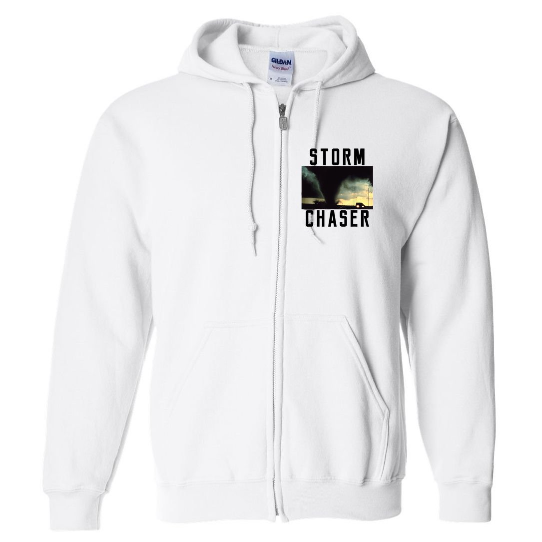 Storm Chaser Tornado Picture Weather Meteorologist Full Zip Hoodie