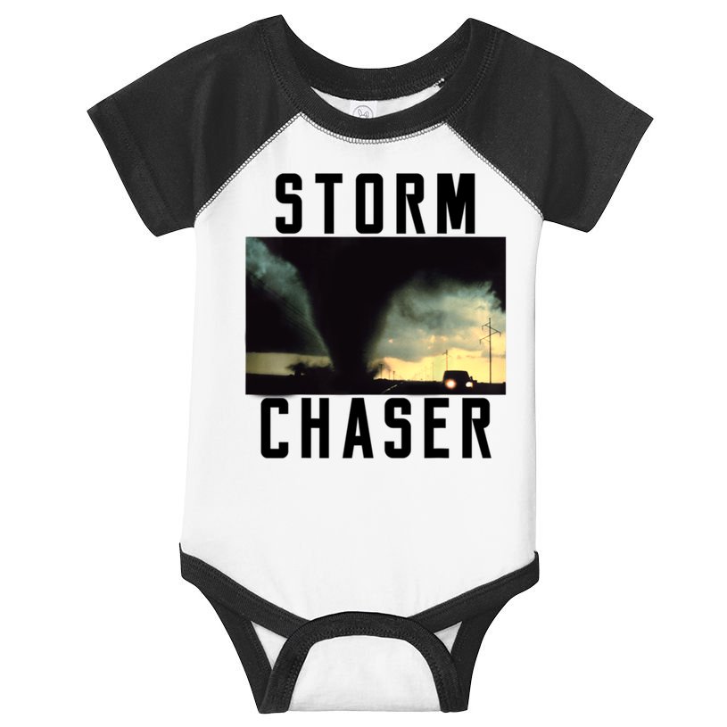 Storm Chaser Tornado Picture Weather Meteorologist Infant Baby Jersey Bodysuit