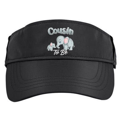 Soon Cousin To Be Elephants For Baby Shower Gender Reveal Adult Drive Performance Visor