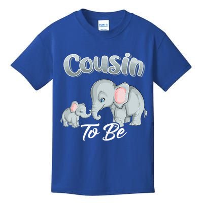 Soon Cousin To Be Elephants For Baby Shower Gender Reveal Kids T-Shirt