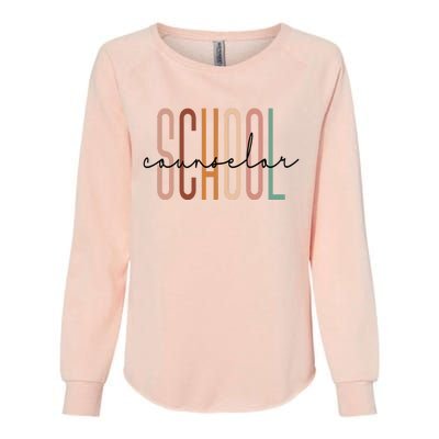 School Counselor Teacher Counseling Office School Guidance Womens California Wash Sweatshirt