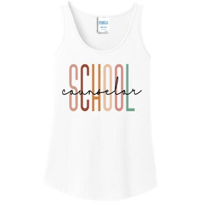 School Counselor Teacher Counseling Office School Guidance Ladies Essential Tank